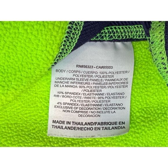 Nike Sportswear Purple Green Sweatshirt Fleece Hooded Pullover MEDIUM Logo - Picture 10 of 12